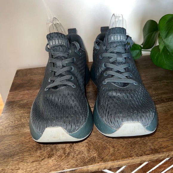 NOBULL Mens Size 9 Journey Dark Grey‎ Mesh Athletic Running Shoes Sneakers main image 5